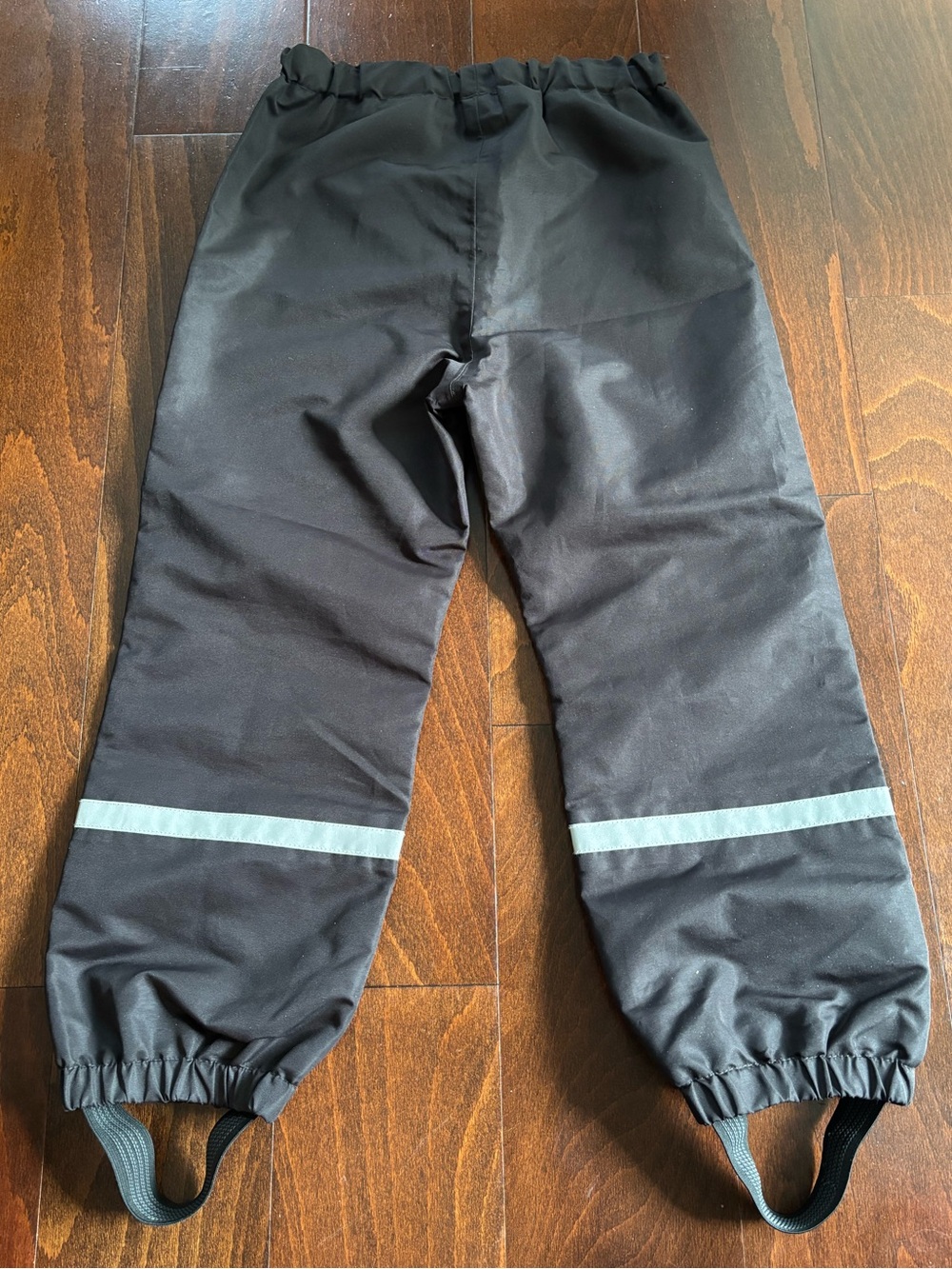 H&M Black Lightweight Rain Trousers, Kids Size 6